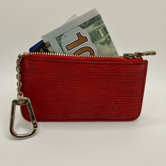 Louis Vuitton Handbags - LOUIS VUITTON RED EPI KEY CLES KEY CHAIN. Vintage